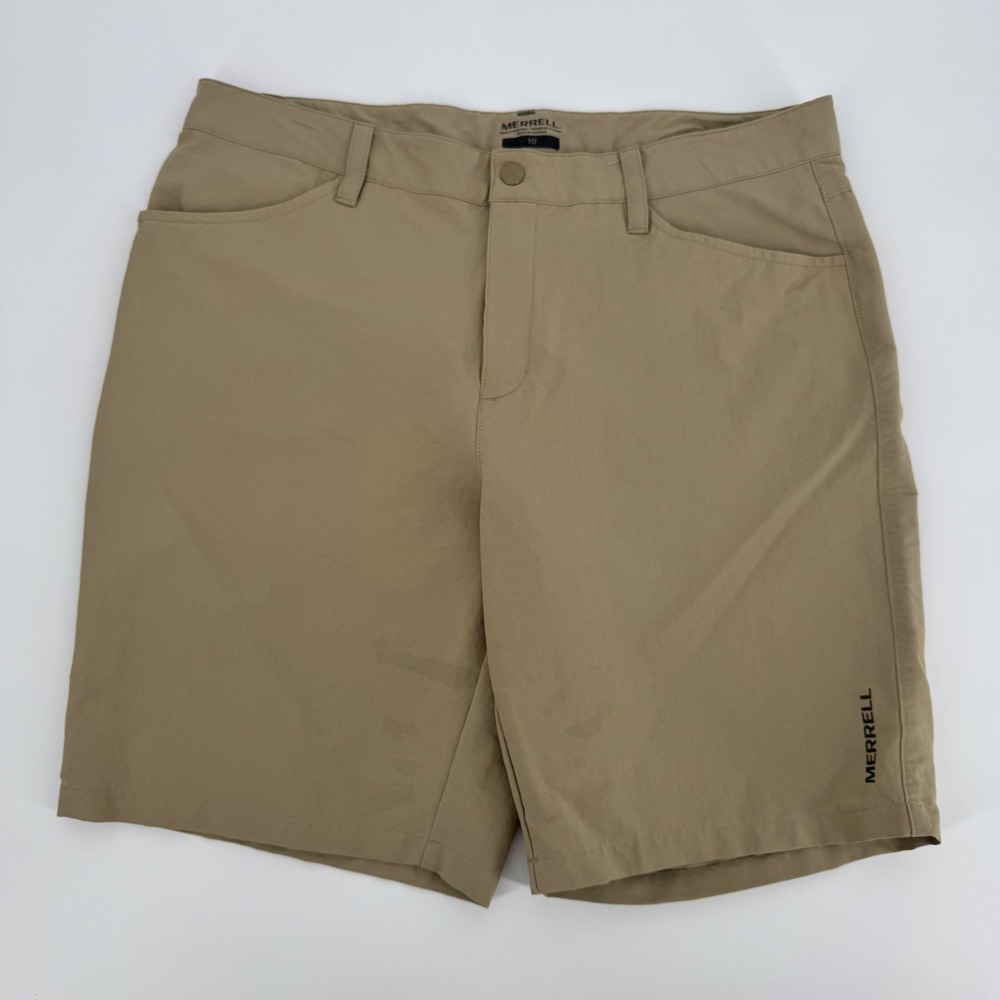 Merrell Women's Hiking Shorts Size‎ 10 Khaki Outdoor Quick Dry